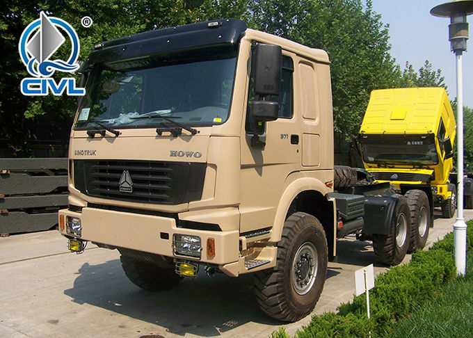 Sinotrukすべての車輪のトラクターのトラックの頭部の索引車のトラックSINOTRUCK HOWO 420HP 6x6の特別なトラクターのトラック 1