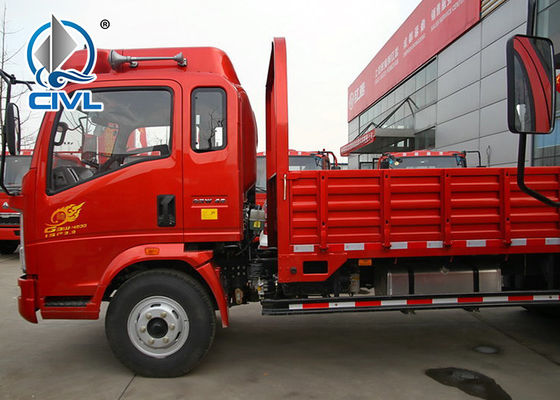 4x2は貨物トラック/貨物箱のトラックのSinotruk Howo7のブランド10Tの軽量商業トラックをつけます