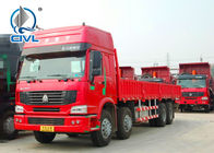 SINOTRUK HOWO 8 x 4の重い貨物トラック40tonの貨物トラックの頑丈なトラック