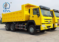 ダンプ トラックの頑丈なダンプ トラック10-24m3の容積6800*2300*800 HOWO 371hpのダンプカー トラックの黄色色