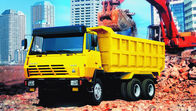 ダンプ トラックの頑丈なダンプ トラック10-24m3の容積6800*2300*800 HOWO 371hpのダンプカー トラックの黄色色